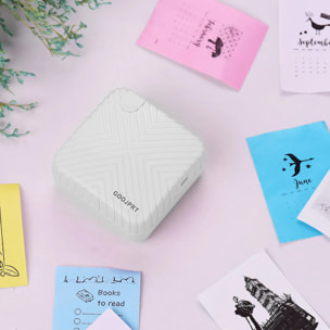 Mini stampante termica portatile Bluetooth, compatibile con Android e iOS. 203 dpi.