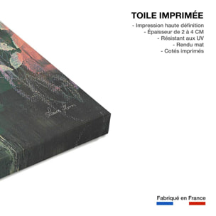 Tableau Tips brush Toile imprimée