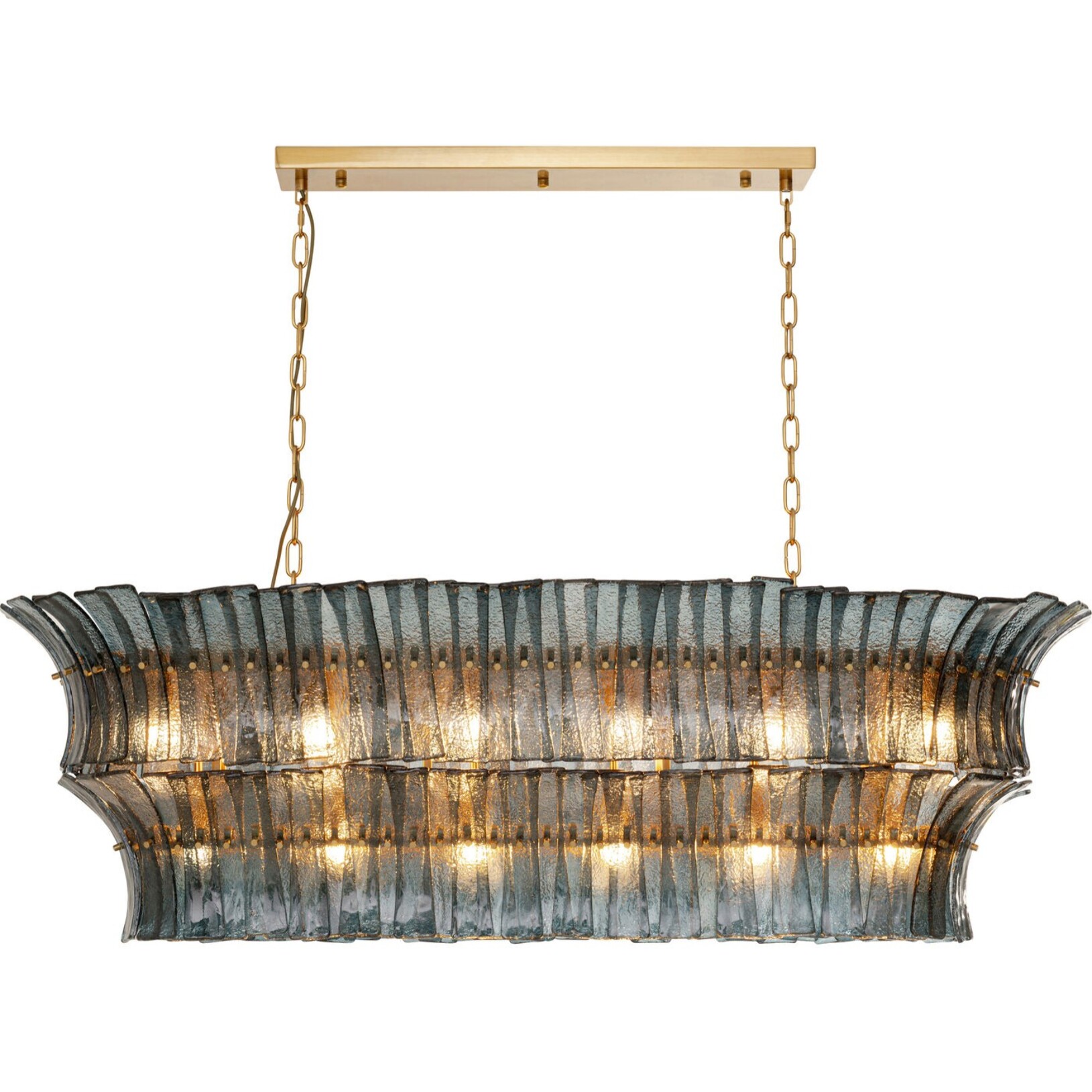 Suspension Venezia bleue 130cm Kare Design