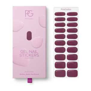 Stickers gel - 0020 Sparkling Plum