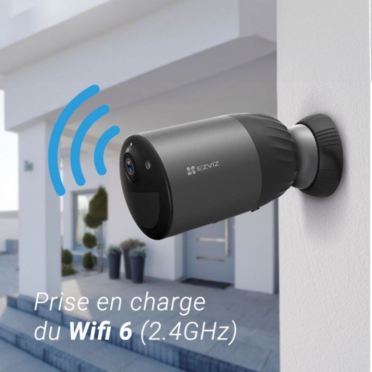 Caméra de surveillance EZVIZ Wifi sur batterie BC1C 4K pro kit