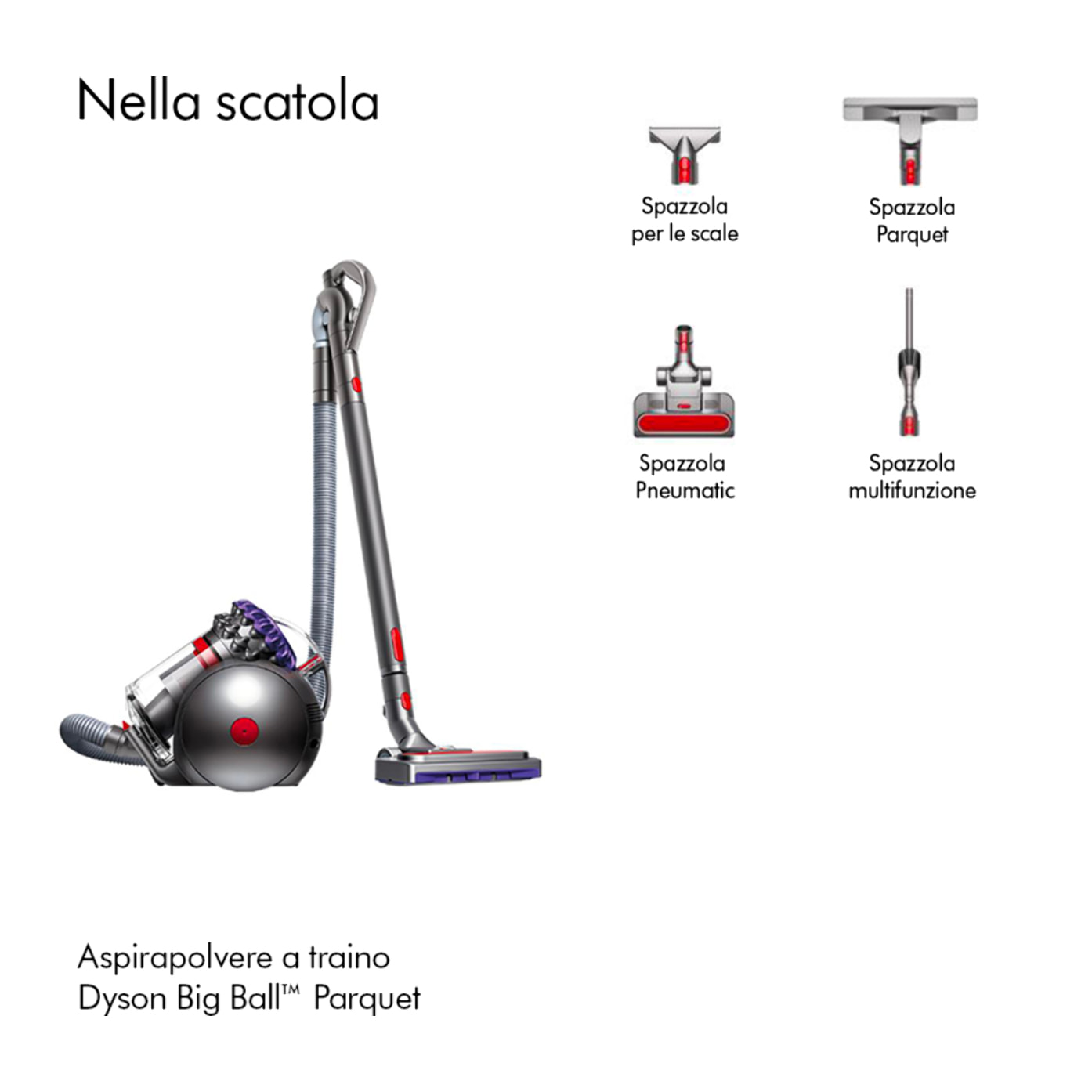 Aspirapolvere a traino Dyson Big Ball Parquet 2 | Nuovo