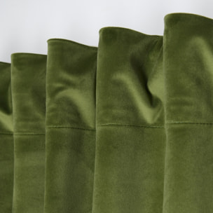 Rideau en velours tamisant - Kaki