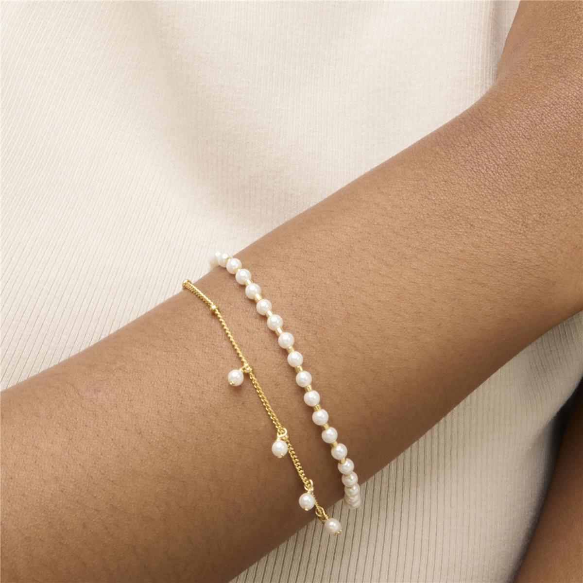 Pulsera Lux by Lux acabado oro 18k