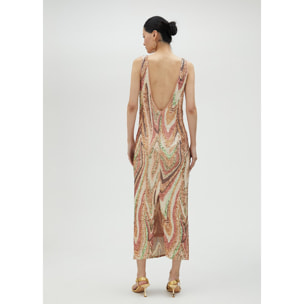 Vestito lungo paillette