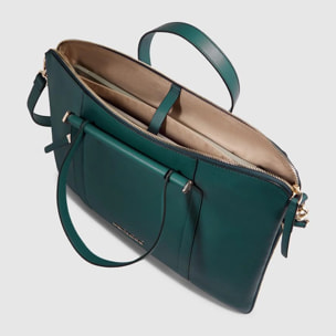 Piquadro Borsa da lavoro porta pc e porta iPad® con protezioni antiurto e anti RFID, espandibile