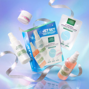 Jet Set - Coffret Brume Visage à l'Aloe Vera 59 ml + Brume Visage Réparatrice 59 ml + 2 Produits