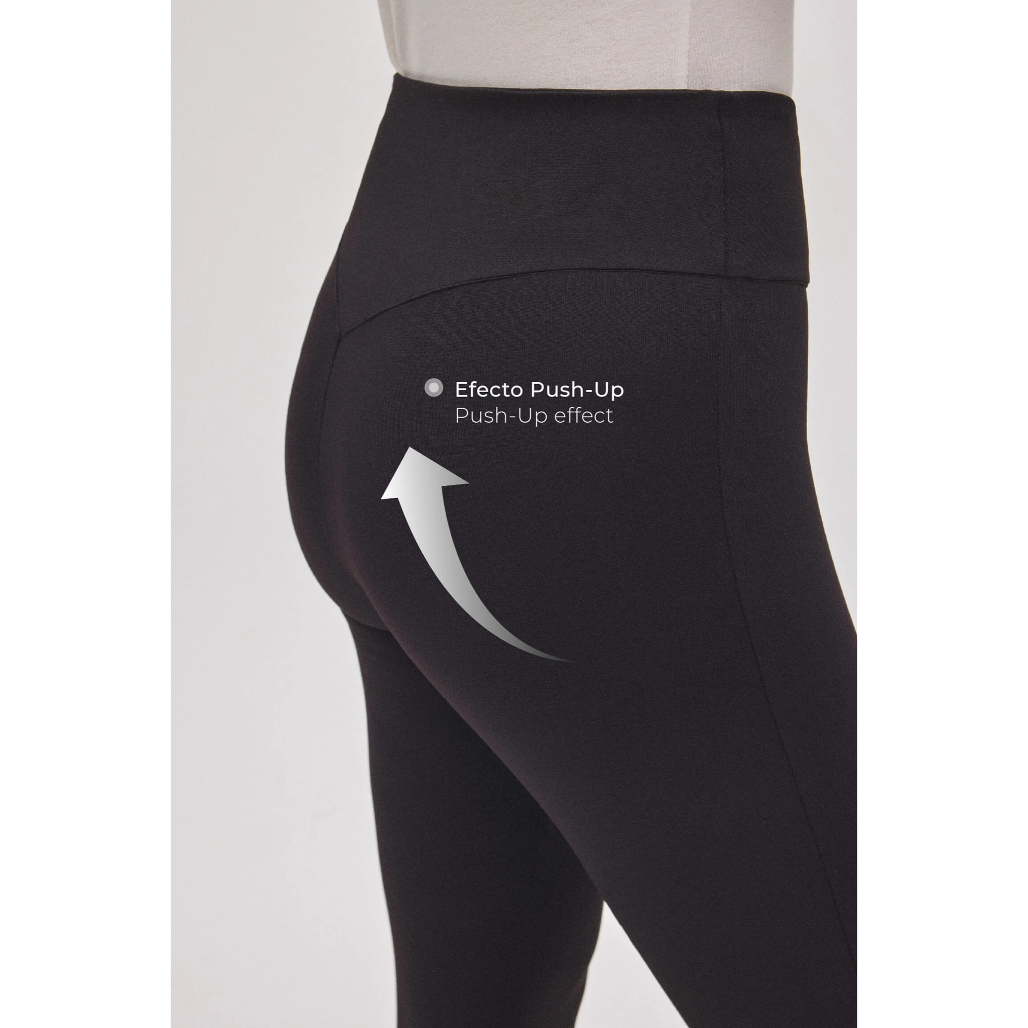 Leggings modellanti push-up neri