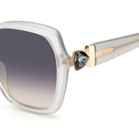 Jimmy Choo - lunettes de soleil - gris - verres : gris