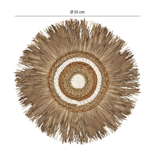 Décoration en fibre végétales naturelles 55cm KALA