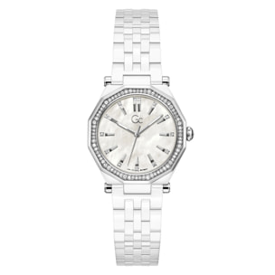 Reloj Gc Z59003L1 Mujer Analogico Cuarzo con Correa de Ceramica
