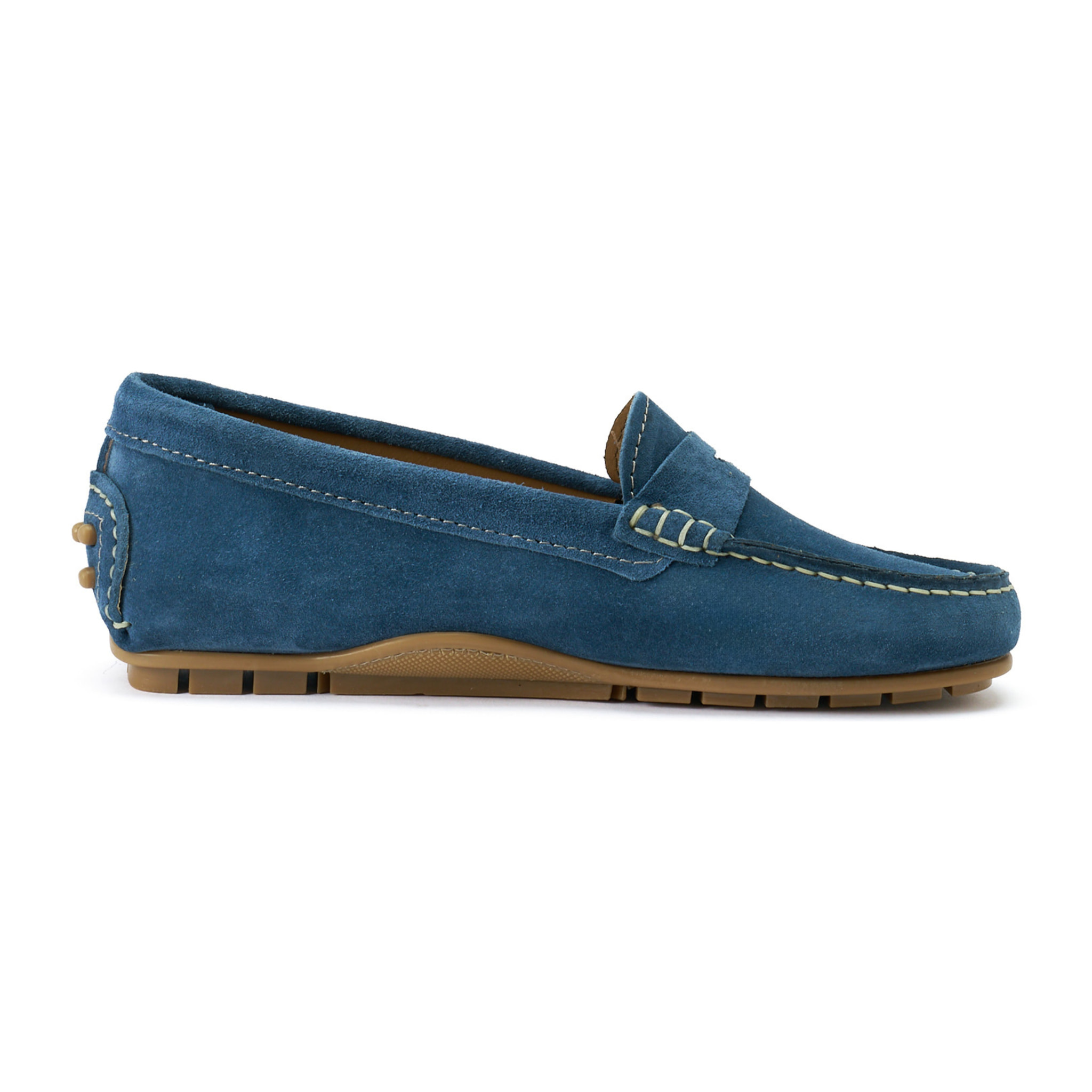 Mocassino Driver British Passport Denim
