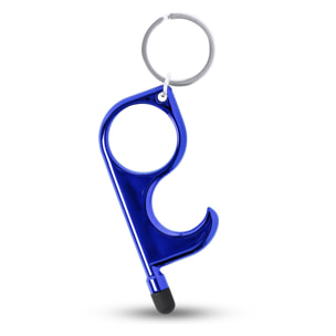 Portachiavi igienico Cimak anti-contatto con penna e puntatore integrati