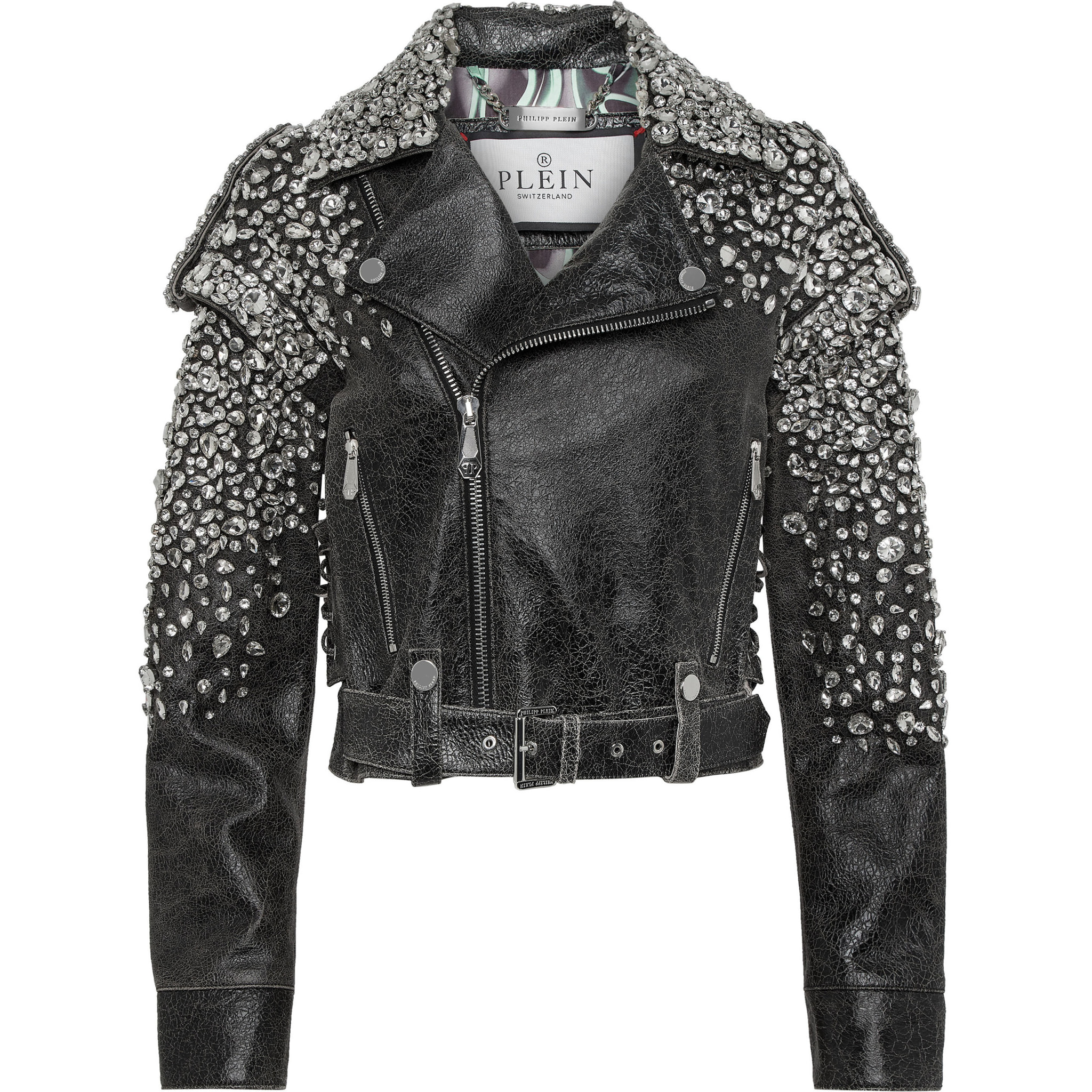 PHILIPP PLEIN Oversize Biker Jacket