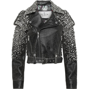 PHILIPP PLEIN Oversize Biker Jacket