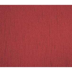 COPRILETTO LETTO MATRIMONIALE FRAGOLA MEZZA STAGIONE TINTA UNITA EFFETTO STROPICCIATO