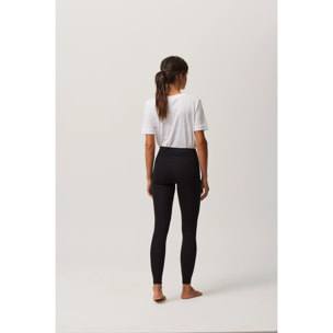 Leggings lunghi basico con effetto push-up color antracite