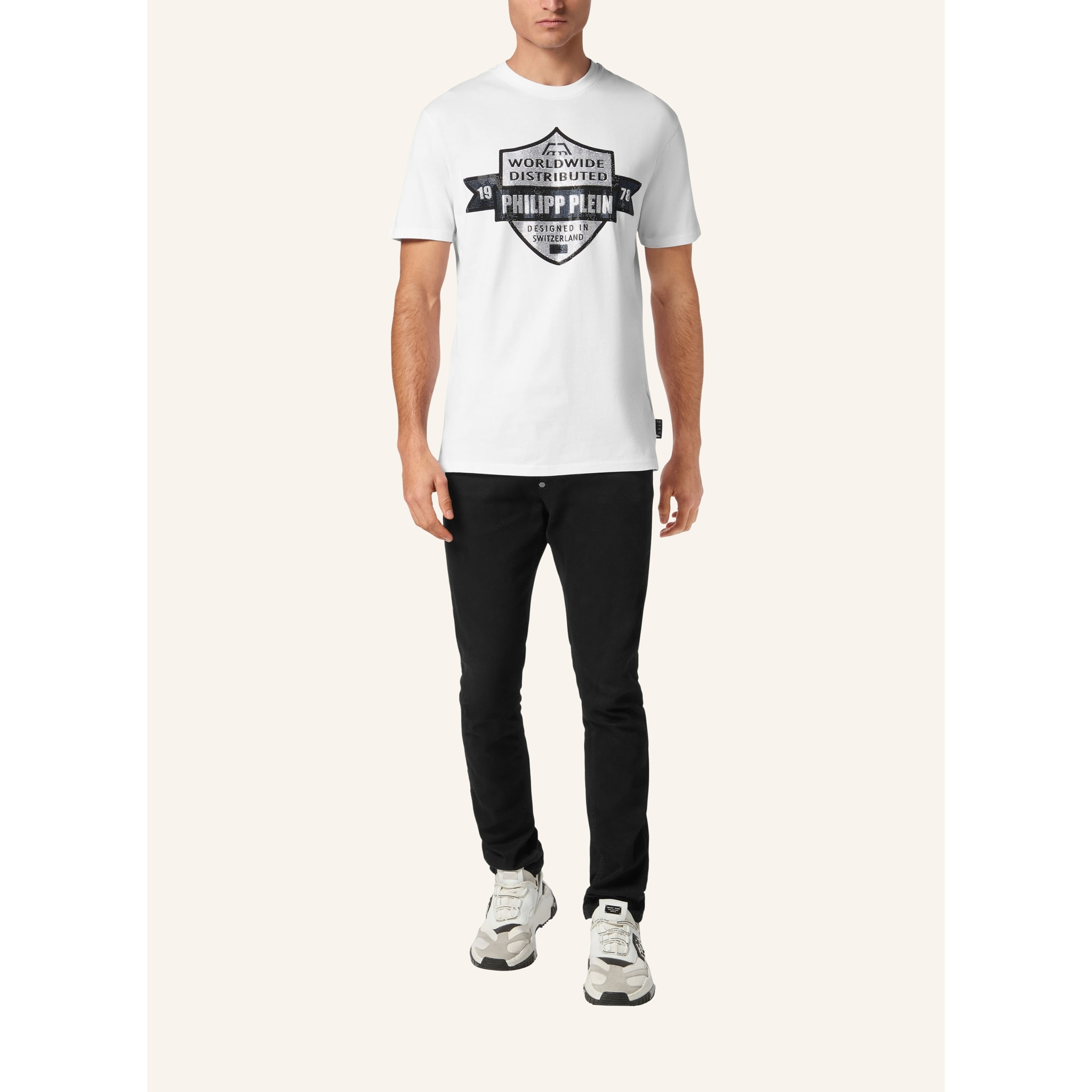 PHILIPP PLEIN Camiseta Cuello Redondo Ss CREST