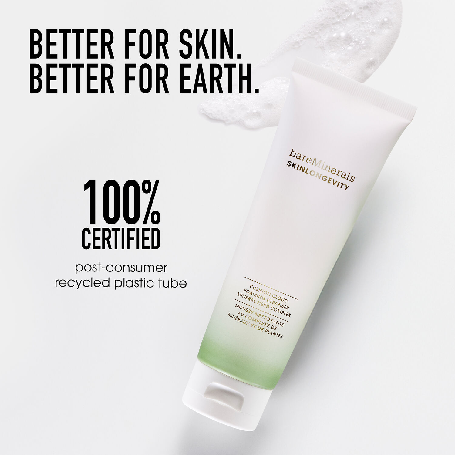 Skinlongevity - Nettoyant Doux Crème-Mousse 120 ml