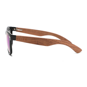 Gafas de Sol Feler 1501M-3 Polarizadas de Madera Unisex 52 mm