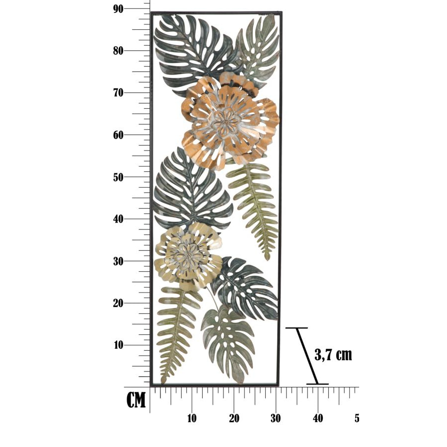 PANNELLO IN FERRO TOO -A- CM 30,5X3,75X88,5