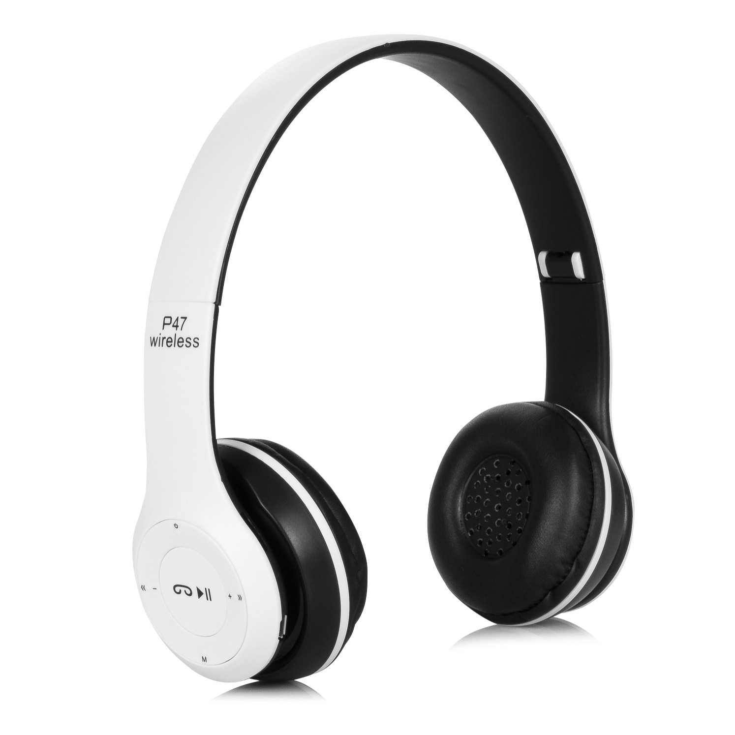 Cascos auriculares P47 Bluetooth 5.0 +EDR con radio FM incorporada y lector de Micro SD.