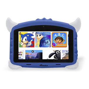 DAM Tablet Infantil K702 WiFi. SO Android 7. Pantalla 7'' 1024x600px. MTK 6735 Quad Core 1,5GB RAM + 16GB. Doble cámara. 23,5x2x16,5 Cm. Color: Azul