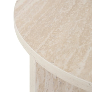Table d'appoint Anaya beige 40x40x50cm