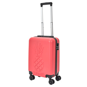 Valise Cabine Embossee Ananas 53x33x22cm 28l