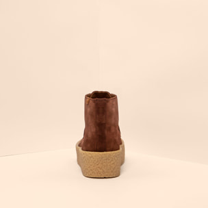 Botines N5920 SILK SUEDE CHOCOLATE / DOLMEN color Chocolate