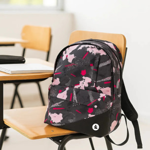 beSmart - ZAINO EVA PRO DOPPIO SCOMPARTO ABSTRACT ROSA