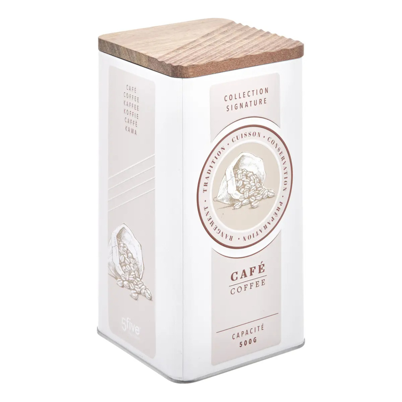 Boîte à café 1,6L creme