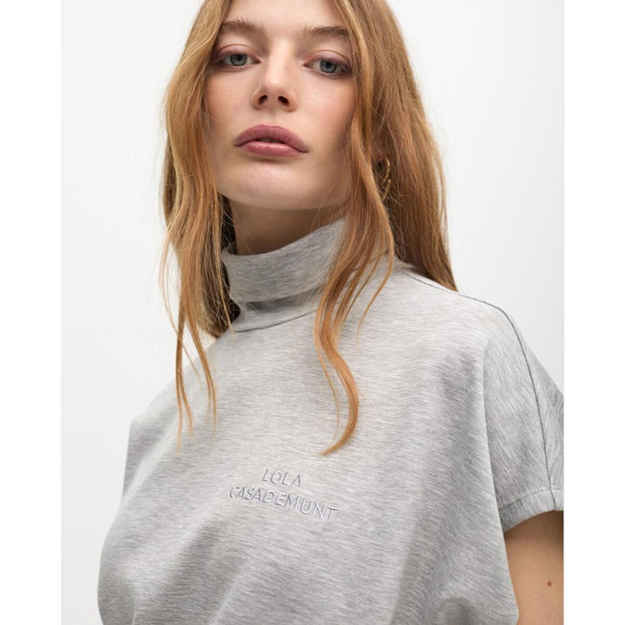 T-Shirt Collo Alto Vita Regolabile