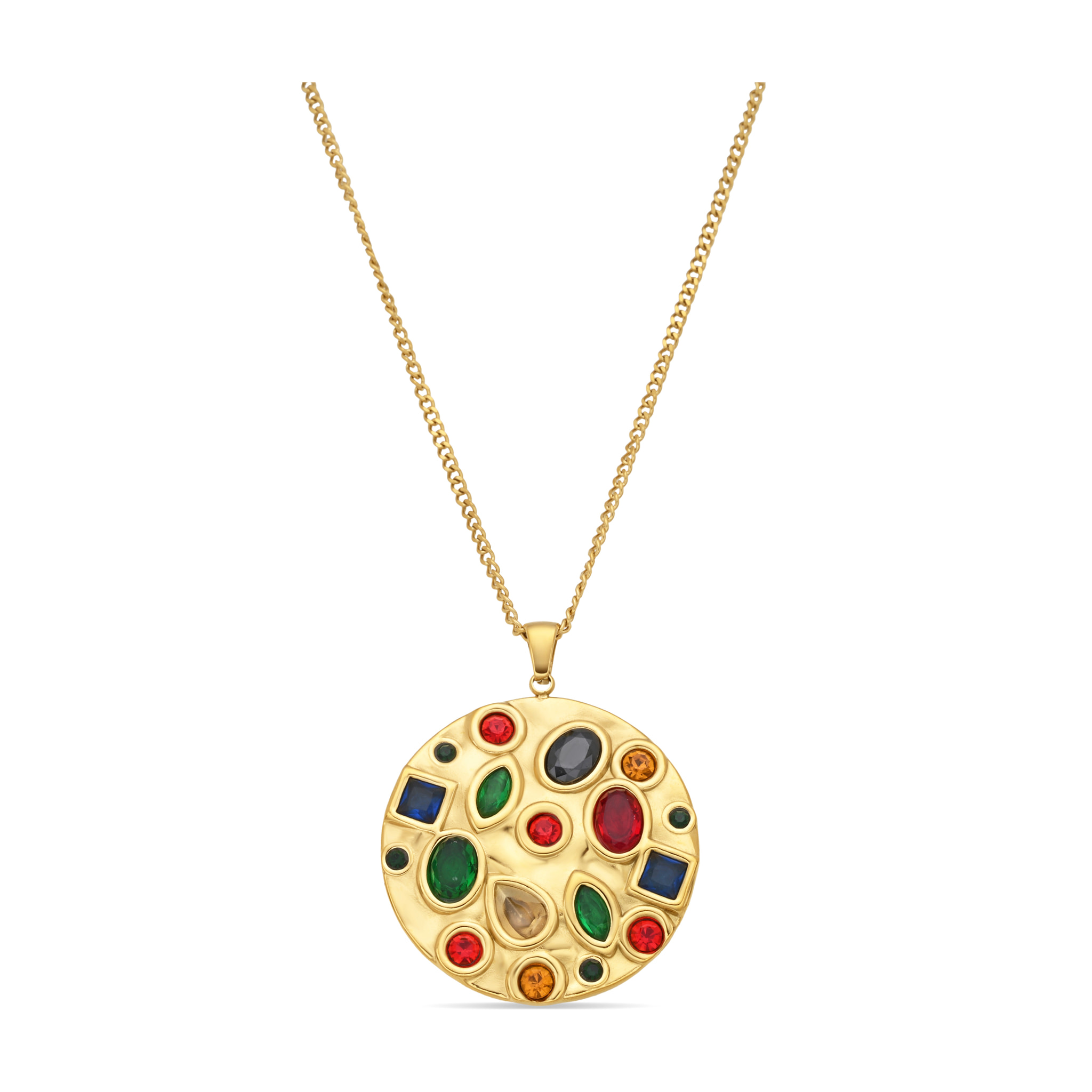 Collar Fansya acabado oro amarillo 18k