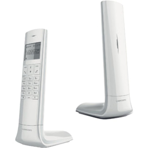 Téléphone sans fil LOGICOM Luxia Solo Blanc/Gris