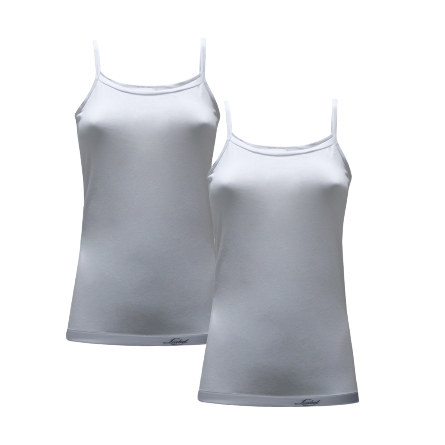 Canotta Intima Donna Spalla Stretta Liabel Conf 2pz, Art. AZ2530B Bianco S/M