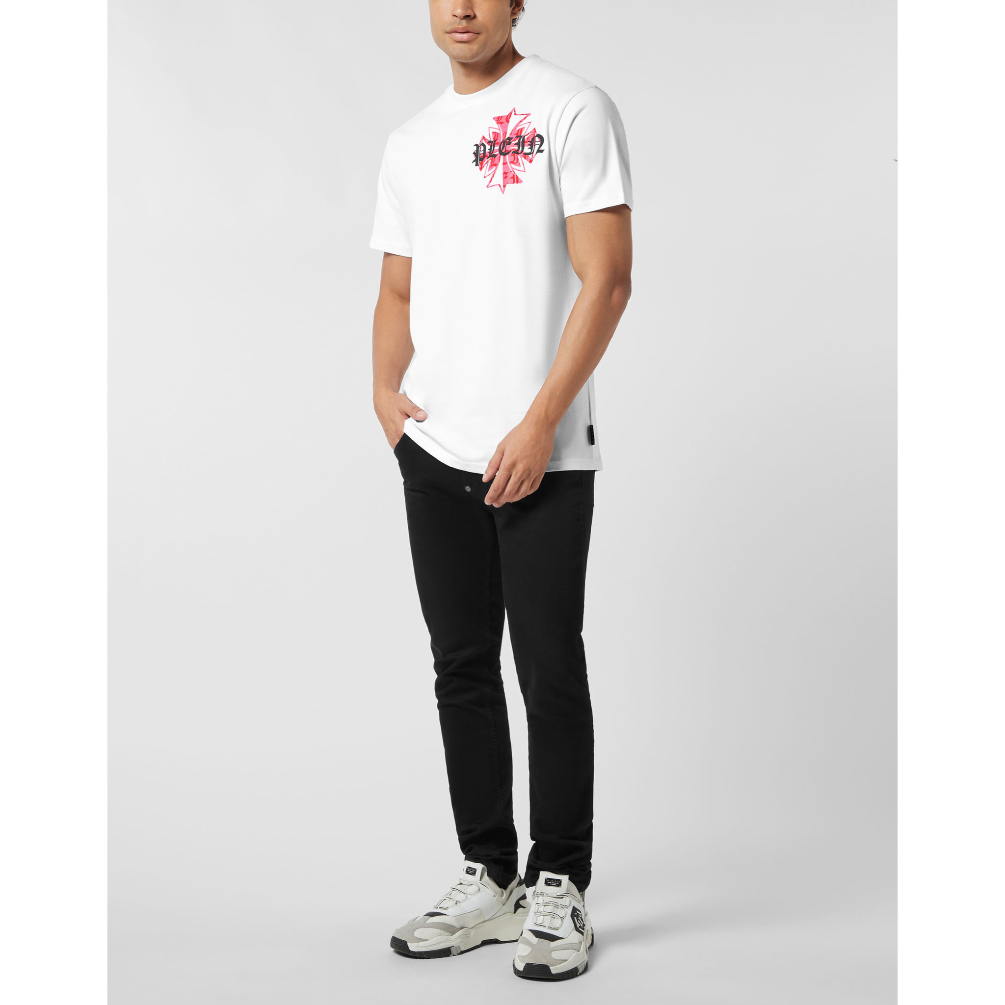 PHILIPP PLEIN Maglietta girocollo Ss CREST