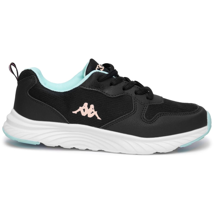Kappa - Sneakers Bambino/a Nero - Logo Delvis Kid