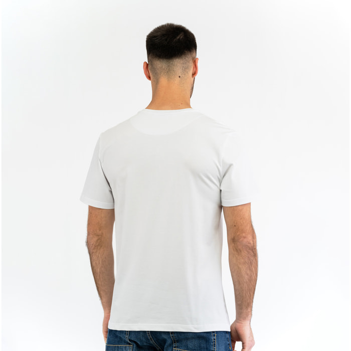 BIKKEMBERGS t-shirt uomo white,dress blue