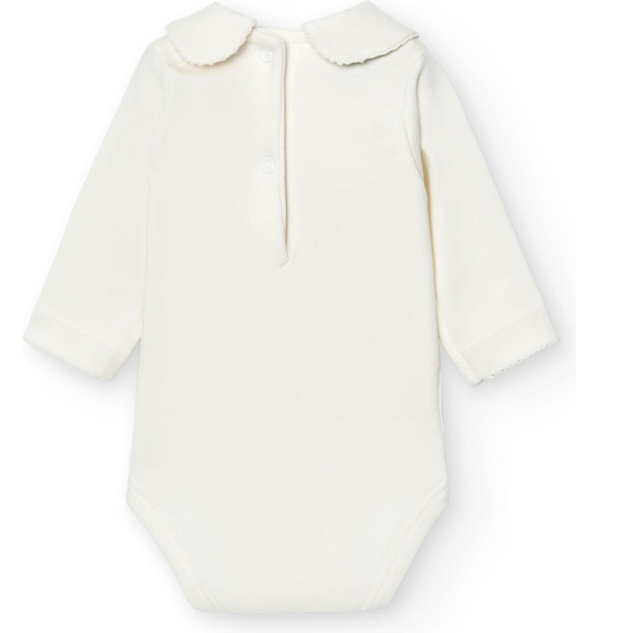 Body bebé manga larga cuello elegante