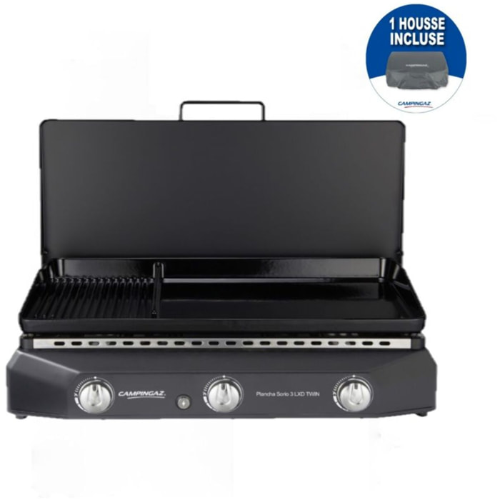 Plancha gaz CAMPINGAZ a Poser Sorio 3 LXD Twin Mixte font