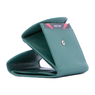 Portafoglio Unisex in Vera Pelle Prodotto Fashion 10x9x2,5 cm