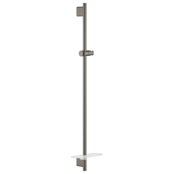 Barre de douche 900 mm Ø 22 mm - Hard Graphite brossé
