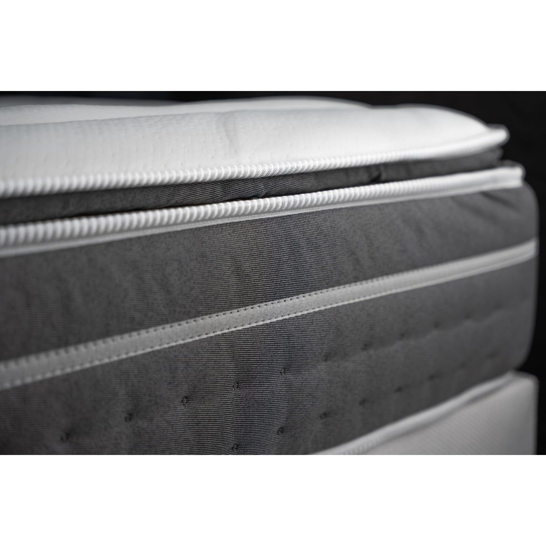 Ensemble Matelas Sommier 90x200 cm - Sommier Blanc (en kit) - Trente PLUS