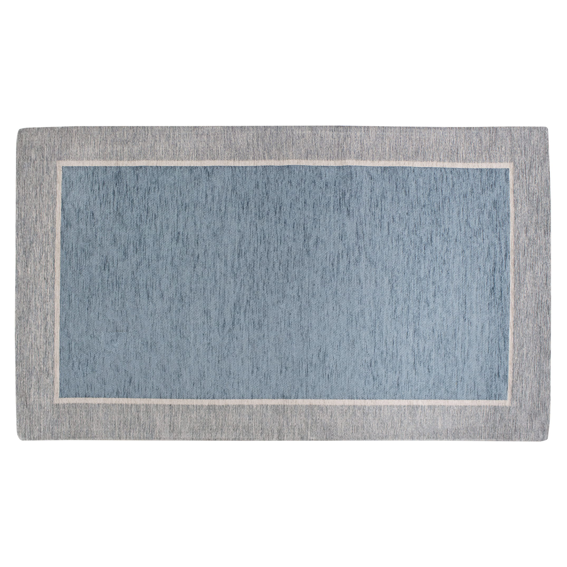 TAPPETO ARREDO DIS.ROMA AZZURRO TOPAZIO 65X115 CM CON ANTISCIVOLO