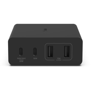 Chargeur secteur BELKIN 4 ports 2 USB-C 2 USB-A 108W Noir