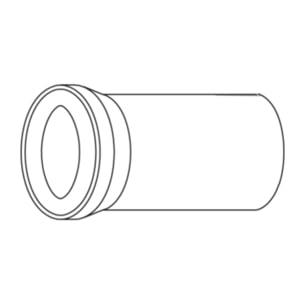 Coude de raccordement pour sortie horizontale de WC JACOB DELAFON