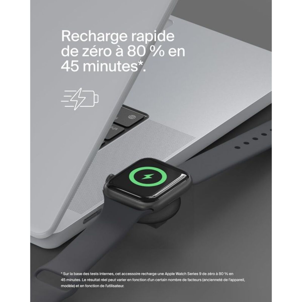 Chargeur BELKIN Dongle de Charge Rapide pour Apple Watch