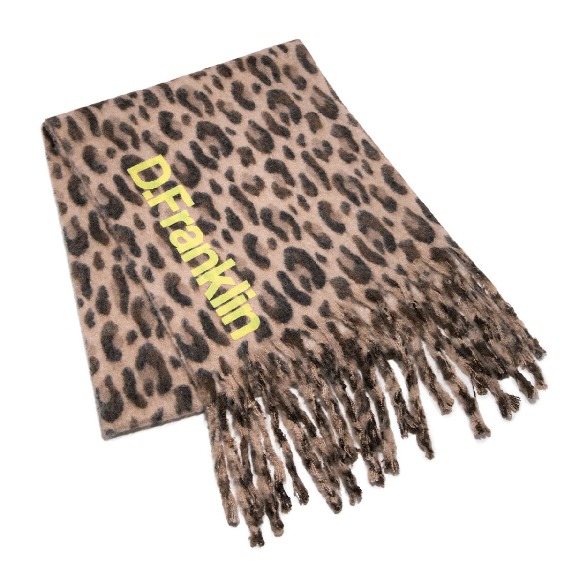 Bufanda Estampada en Leopardo Nordic TRK Leopard Scarf en Marrón D.Franklin