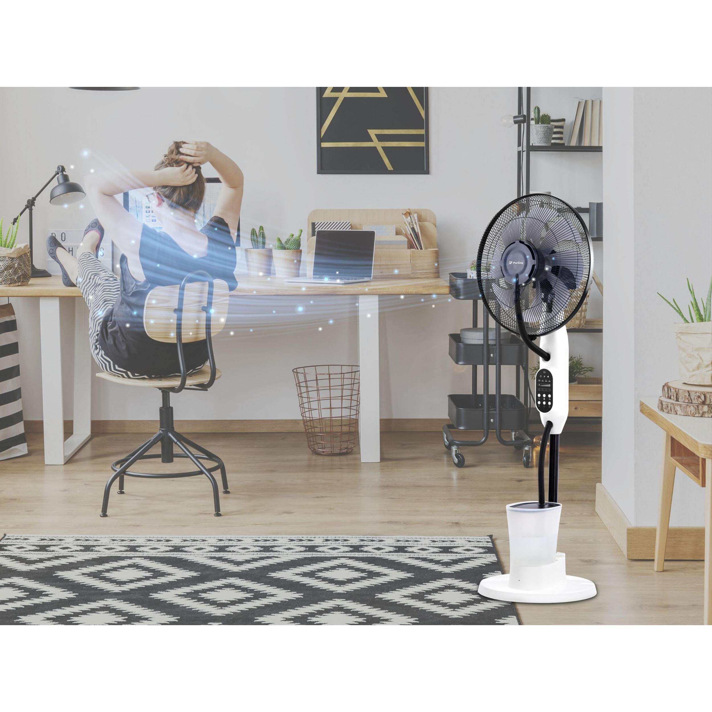 Ventilador Nebulizador DC digital y tanque de 3 L MISTY 4 PURLINE